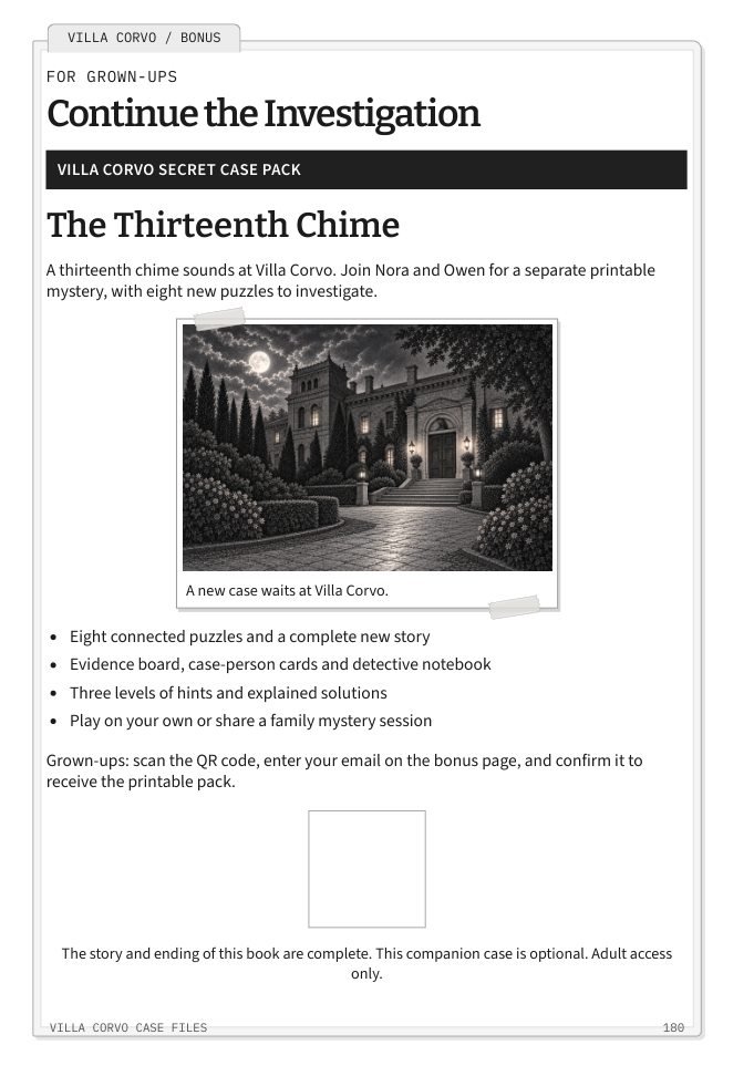 Pagina interna che presenta il bonus The Thirteenth Chime.